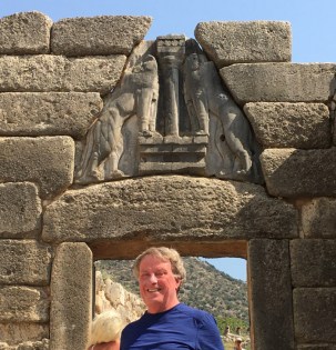 Bob at Lions Gate-Mycenae