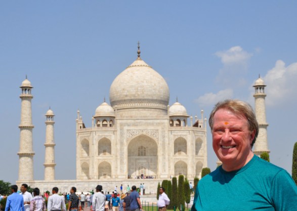 Bob at Taj Mahal -9-27-14