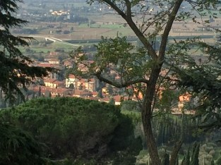 Cezanne out our window, Cortona - 10-28-13