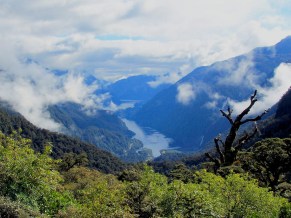 Doubtful Sound from Wilmot Pass, Fiordland NP 4-15-07