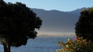 Haze over Kaikoura Bay - 3-30-07