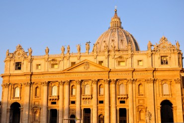 St. Peter's Basilica in early morning light - 10-23-13
